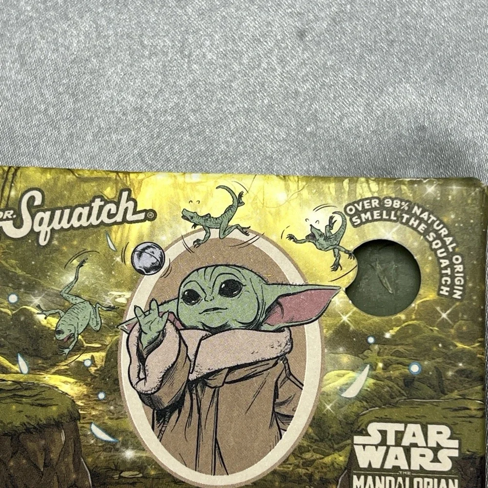 Lot of 2 - Dr Squatch Mandalorian Zen Cleanse Star Wars Limited Edition Mens Bar